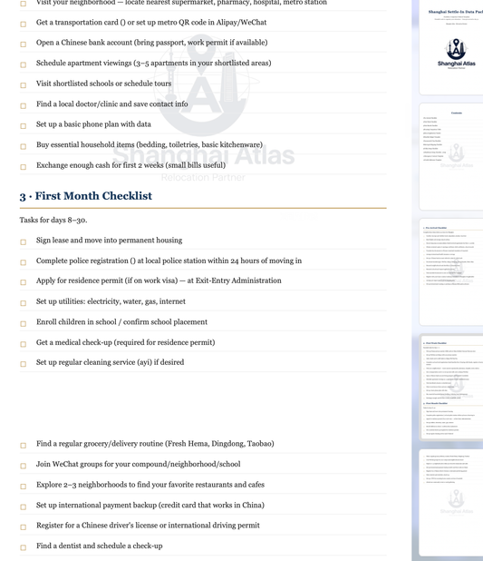 Shanghai Relocation Complete Bundle—All 3 Digital Products